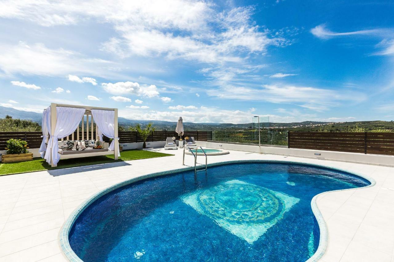 Caramel Villa, With 40M2 Pool & Spa Whirlpool, By Thinkvilla Pánormos Exteriér fotografie