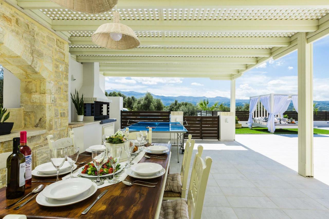 Caramel Villa, With 40M2 Pool & Spa Whirlpool, By Thinkvilla Pánormos Exteriér fotografie